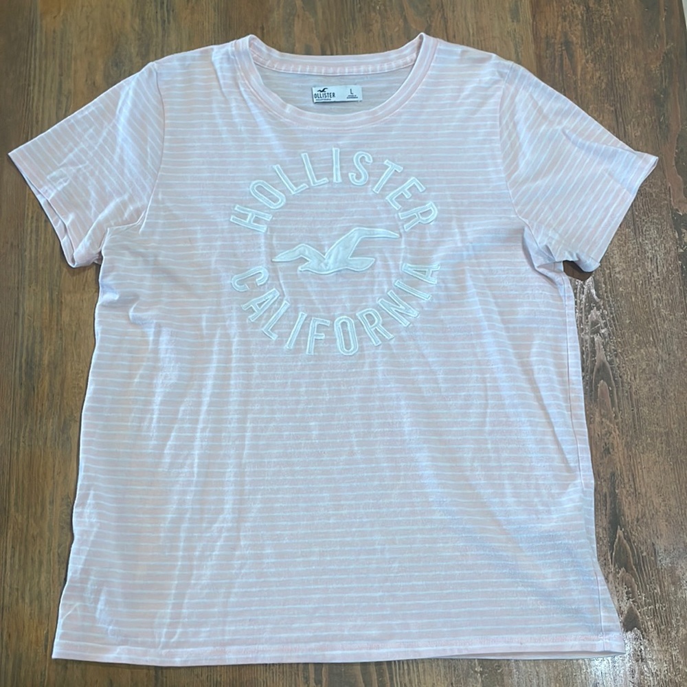 Pink and white Hollister T